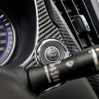 Car Carbon Fiber Dashboard Decorative Sticker for Infiniti Q50 / Q60 2014-2020, Left Drive, Dashboard