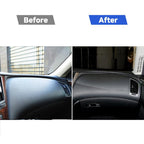 Car Carbon Fiber Right Side of the Dashboard Decorative Sticker for Infiniti Q50 / Q60 2014-2020, Left Drive, Right Side of the Dashboard