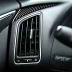 Car Carbon Fiber Left Side of the Dashboard Decorative Sticker for Infiniti Q50 / Q60 2014-2020, Left Drive, Left Side of the Dashboard