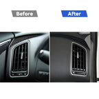 Car Carbon Fiber Left Side of the Dashboard Decorative Sticker for Infiniti Q50 / Q60 2014-2020, Left Drive, Left Side of the Dashboard