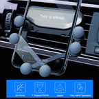 Car Air Outlet Six-claw Gravity Mobile Phone Holder Bracket, Six-claw Phone Holder(Black), Six-claw Phone Holder(Red), Six-claw Phone Holder(Silver)