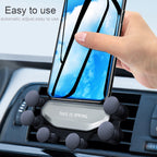 Car Air Outlet Six-claw Gravity Mobile Phone Holder Bracket, Six-claw Phone Holder(Black), Six-claw Phone Holder(Red), Six-claw Phone Holder(Silver)