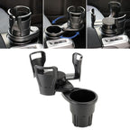 Multi-functional Car Auto Universal Carbon Fiber Texture Cup Holder Drink Holder, Carbon Fiber Texture
