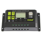 FOXSUR 30A Solar Charge Controller 12V / 24V Automatic Identification Controller, 30A