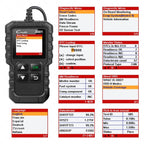 Launch Creader CR3001 Car Color Screen Code Reader OBD2 Fault Detector Diagnostic Tool, Launch Creader CR3001