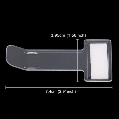 10 PCS Car Plastic Mounted Bill Clip Holder Parking Timing Car Ticket Holder, Plastic Mounted  Clip