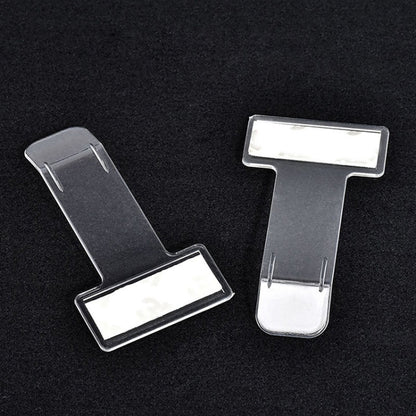 10 PCS Car Plastic Mounted Bill Clip Holder Parking Timing Car Ticket Holder, Plastic Mounted  Clip