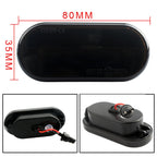 2 PCS D12V / 5W Car LED Leaf Board Side Flowing Water Turn Signal Light for Volkswagen, For Volkswagen(Black), For Volkswagen(Transparent)