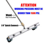 Car Body Chassis Car High Pressure Washing Machine Car Bottom Water Washing Machine 4 Nozzle Cleaner, without Extension Rod