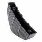 Universal Car-styling Carbon Fiber Texture Plastic Rear Spat Valance Lip, Carbon Fiber Texture