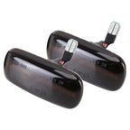 2 PCS DC12V / 3W Car LED Dynamic Blinker Side Lights Flowing Water Turn Signal Light for Audi, Yellow Light, For Audi