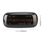 2 PCS DC12V / 3W Car LED Dynamic Blinker Side Lights Flowing Water Turn Signal Light for Audi, Yellow Light, For Audi