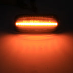 2 PCS DC12V / 3W Car LED Dynamic Blinker Side Lights Flowing Water Turn Signal Light for Audi, Yellow Light, For Audi