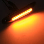 2 PCS D12V / 5W Car LED Dynamic Blinker Side Lights Flowing Water Turn Signal Light for BMW, Yellow Light, For BMW