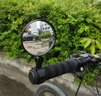 Universal 360 Rotate Adjustable Bicycle Rearview Handlebar Wide-angle Convex Mirror Cycling Rear View Mirror, View Mirror