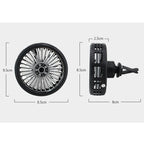 F203A Portable Car Air Outlet Electric Cooling Fan, F203A