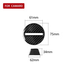 2 in 1 Car Carbon Fiber Steering Wheel Button Decorative Sticker for Chevrolet Camaro 2017-2019, Left and Right Drive Universal, For Chevrolet Camaro 2017-2019