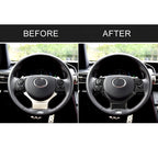 4 in 1 Car Carbon Fiber Steering Wheel Button Decorative Sticker for Lexus IS250 NX200 200t 300h, Left and Right Drive Universal, For Lexus IS250 NX200 200t 300h(A)