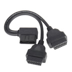 16PIN Car L Shape 90 Degree Connect OBD Diagnostic Extended Cable OBD2 Male to Female Cable, OBD2 Male to Female Cable