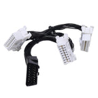3 in 1 Car OBD Diagnostic Extended Cable OBD2 Cable for Toyota, For Toyota