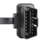 16PIN Car Ultra-thin OBD Diagnostic Extended Cable OBD2 Cable with Switch, 16PIN 3 in 1