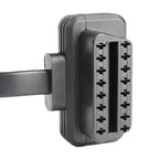 16PIN Car Ultra-thin OBD Diagnostic Extended Cable OBD2 Cable with Switch, 16PIN 3 in 1