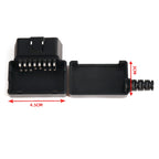 16PIN Car OBD 2 Male Connector OBD Plug + Case + SR, Male