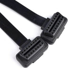 2 in 1 16PIN Car Elbow OBD Diagnostic Extended Cable OBD2 Cable, Elbow