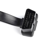 2 in 1 16PIN Car Elbow OBD Diagnostic Extended Cable OBD2 Cable, Elbow