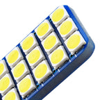 2 PCS T10 / W5W / 168 DC12V 1.8W 6000K 140LM 18LEDs SMD-3030 Car Reading Lamp Clearance Light, with Decoder, 18LEDs SMD-3030