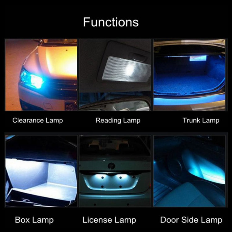 2 PCS T10 / W5W / 168 DC12V 1.8W 6000K 140LM 18LEDs SMD-3030 Car Reading Lamp Clearance Light, with Decoder, 18LEDs SMD-3030