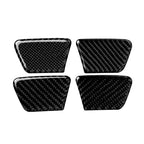 4 PCS Car Carbon Fiber Door Bowl Decorative Sticker for Chevrolet Cruze 2009-2015, Left and Right Drive Universal, Door Bowl