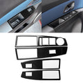 Car Carbon Fiber Window Lift Switch Panel Decorative Sticker for Chevrolet Cruze 2009-2015, Left Drive, Window Lift Switch