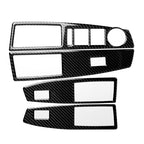 Car Carbon Fiber Window Lift Switch Panel Decorative Sticker for Chevrolet Cruze 2009-2015, Left Drive, Window Lift Switch