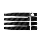 Car Carbon Fiber Door Handle Decorative Sticker for Chevrolet Cruze 2009-2015, Left and Right Drive Universal, Door Handle