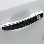Car Carbon Fiber Door Handle Decorative Sticker for Chevrolet Cruze 2009-2015, Left and Right Drive Universal, Door Handle
