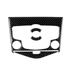 Car Carbon Fiber CD Panel Decorative Sticker for Chevrolet Cruze 2009-2015, Left and Right Drive Universal, CD Panel