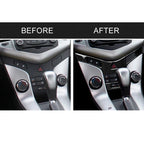Car Carbon Fiber Air Conditioning Panel Decorative Sticker for Chevrolet Cruze 2009-2015, Left and Right Drive Universal, Air Conditioning