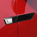4 in 1 Car Carbon Fiber Turn Light Panel Decorative Sticker for Chevrolet Cruze 2009-2015, Left and Right Drive Universal, Turn Light Panel