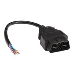 16PIN Male OBD Cable Opening Line OBD 2 Extension Cable for Car Diagnostic Scanner, Cable Length: 150cm, 150cm