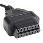 Car OBD 2 Female to USB Connector OBD Plug GPS Cable, Cable Length: 1m, Female to USB