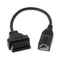 Car 3 Pin to 16 Pin OBD Cable for Honda, Cable Length: 40cm, 3 Pin to 16 Pin OBD Cable