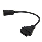 Car 3 Pin to 16 Pin OBD Cable for Honda, Cable Length: 40cm, 3 Pin to 16 Pin OBD Cable