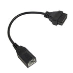 Car 3 Pin to 16 Pin OBD Cable for Honda, Cable Length: 40cm, 3 Pin to 16 Pin OBD Cable