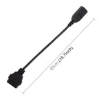 Car 3 Pin to 16 Pin OBD Cable for Honda, Cable Length: 40cm, 3 Pin to 16 Pin OBD Cable