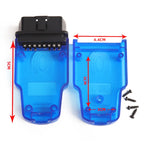 Car OBD 2 Male Connector OBD Plug Fingerprint Case, OBD 2 Male Connector