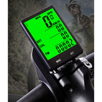 2.8 inch English Wireless Waterproof Cycle Computer LCD Odometer Speedometer with Extension Holder, Wireless with Extension Holder