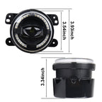 2 PCS 4 inch Car LED Angel Eyes Spotlight Modified Fog Lights for Jeep Wrangler / Dodge / Chrysler PT Cruiser, For Jeep / Dodge
