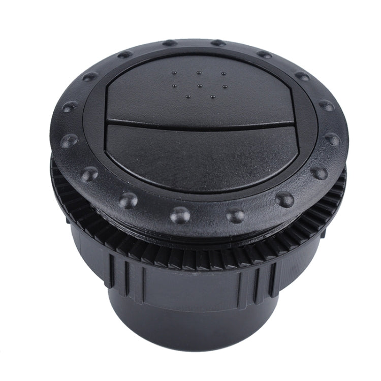 Universal 60mm Round AC Air Outlet Vent for RV Bus Boat Yacht Auto Air Conditioner Vent Replacement Parts Car Accessories, B Style (Grey), B Style (Black)