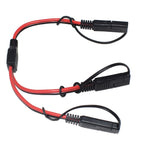 SAE One to Two Connection Extension Cable Car Power Cord, SAE One to Two